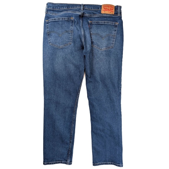 Levi's 511 Slim Fit Blue Stone Wash Denim Tapered Leg Jeans Men's Size 36x30 - Picture 2 of 6